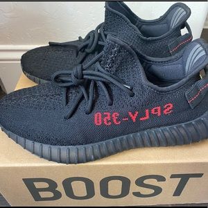 Yeezy Boost 350 V2 Black/Black/Red